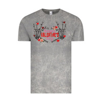 Cloud Rock Happy Valentine's Day skeleton hands Vintage Tee - FaDigitalArtStudio