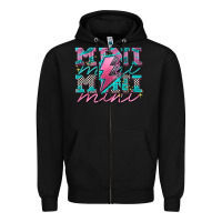 Black racing mini Zipper Hoodie - AdoDesignShop