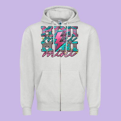 Racing Mini Zipper Hoodie Designed By Adodesignshop