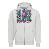 Dove Grey racing mini Zipper Hoodie - AdoDesignShop