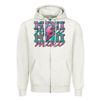 Oatmeal Heather racing mini Zipper Hoodie - AdoDesignShop