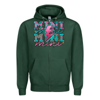 Sports Green racing mini Zipper Hoodie - AdoDesignShop