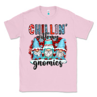 Bubblegum Pink chillin with my gnomies Classic Tee - CowGirlArtShop