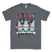Charcoal Heather chillin with my gnomies Classic Tee - CowGirlArtShop