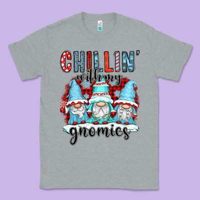 Chillin With My Gnomies Classic Tee Designed By Cowgirlartshop