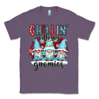 Lavender chillin with my gnomies Classic Tee - CowGirlArtShop