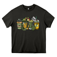 Asphalt Army coffee cups 4th of july Heavy Core Tee - HowdyJamesFarm