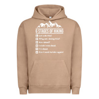 Pigment Burro hiking 6 stages of hiking funny hiking nature adventure Urban Hoodie - baoMotion