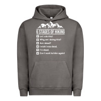 Pigment Tornado hiking 6 stages of hiking funny hiking nature adventure Urban Hoodie - baoMotion