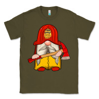 Army Green firefighter gnomes Classic Tee - Artiststas