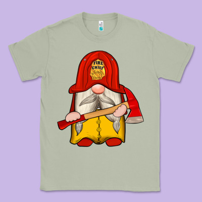 Firefighter Gnomes Classic Tee Designed By Artiststas