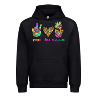 Black peace love summer Urban Hoodie - JahusDesignShop
