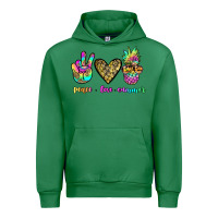 Emerald peace love summer Urban Hoodie - JahusDesignShop