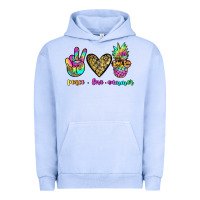 Pigment Grape Ice peace love summer Urban Hoodie - JahusDesignShop