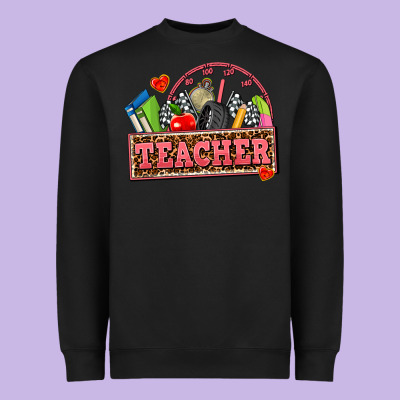 Race Teacher Heavyweight Sweatshirt Designed By Adodesignshop