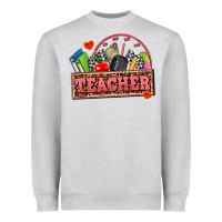 Heather Grey race teacher Heavyweight Sweatshirt - AdoDesignShop