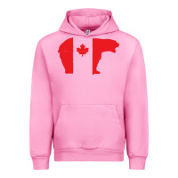 Fuchsia Pink canada t shirt love canada bear proud canadian canada day t shirt Urban Hoodie - baoMotion