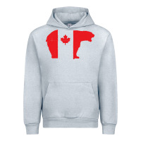 Heather Grey canada t shirt love canada bear proud canadian canada day t shirt Urban Hoodie - baoMotion