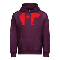 Mauve Wine canada t shirt love canada bear proud canadian canada day t shirt Urban Hoodie - baoMotion
