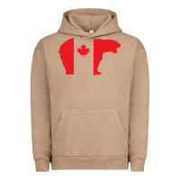 Pigment Burro canada t shirt love canada bear proud canadian canada day t shirt Urban Hoodie - baoMotion