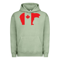 Pigment Oil Green canada t shirt love canada bear proud canadian canada day t shirt Urban Hoodie - baoMotion