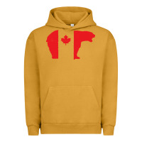 Pigment Peanut Butter canada t shirt love canada bear proud canadian canada day t shirt Urban Hoodie - baoMotion