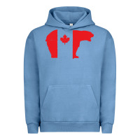 Pigment Pebble Blue canada t shirt love canada bear proud canadian canada day t shirt Urban Hoodie - baoMotion