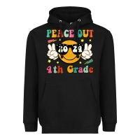Black peace out 2024 4th grade Heavyweight Hoodie - JahusDesignShop