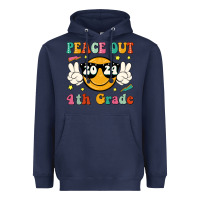 Navy peace out 2024 4th grade Heavyweight Hoodie - JahusDesignShop