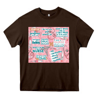 Chocolate Brown funny nurse Heavy Core Tee - TumblerDesignByShophia