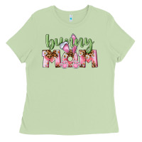 Matcha Happy Easter Bunny Mom Ladies Tee - CowGirlArtShop