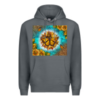 Rock Monarch Butterfly Sunflower Premium Hoodie - LillyAllenDesigns