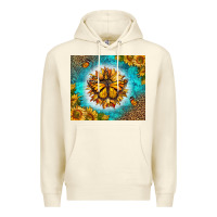 Sandshell Monarch Butterfly Sunflower Premium Hoodie - LillyAllenDesigns