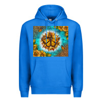 True Royal Monarch Butterfly Sunflower Premium Hoodie - LillyAllenDesigns