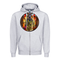 Heather Grey firefighter coasters Zipper Hoodie - AdoDesignShop