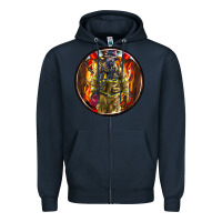 Navy firefighter coasters Zipper Hoodie - AdoDesignShop