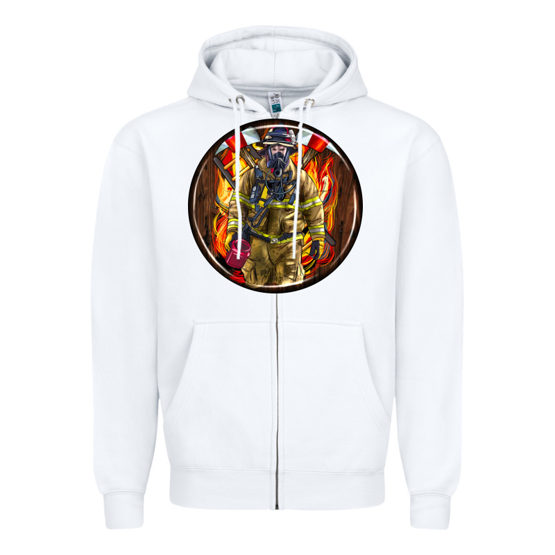 Firefighter Coasters Zipper Hoodie by AdoDesignShop | Teevron