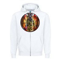 White firefighter coasters Zipper Hoodie - AdoDesignShop