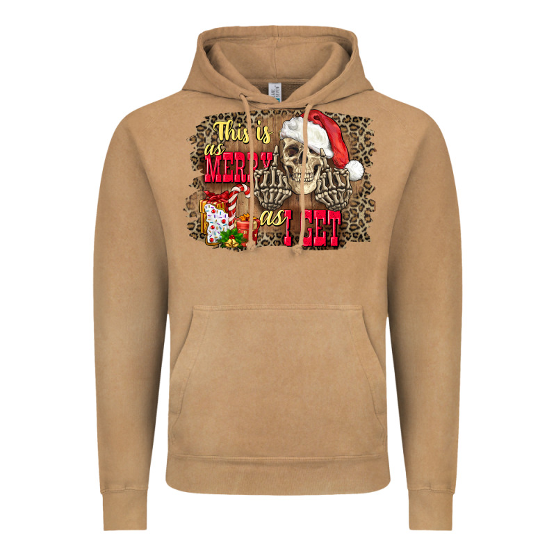 This Is As Merry As I Get Skull Vintage Hoodie by FaDigitalArtStudio | Teevron