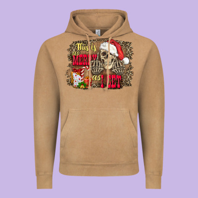 This Is As Merry As I Get Skull Vintage Hoodie Designed By Fadigitalartstudio
