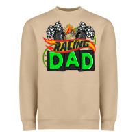 Mushroom racing dad with racing  equipment Heavyweight Sweatshirt - AdoDesignShop