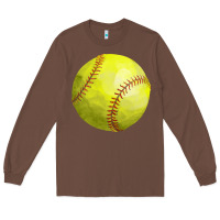 Chestnut softball Long Sleeve Tee - FaDigitalArtStudio