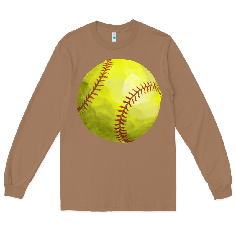 Softball Long Sleeve Tee by FaDigitalArtStudio | Teevron