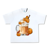 White Fall Coffee Urban Heavy Tee - FaDigitalArtStudio