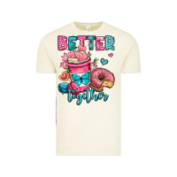 Vintage Arctic better together donut and coffee valentines day Vintage Tee - OliviaCreatesArt