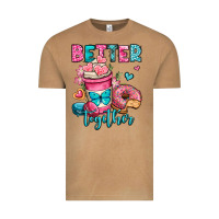 Vintage Camel better together donut and coffee valentines day Vintage Tee - OliviaCreatesArt