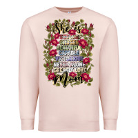 Pale Pink she is mom Premium Sweatshirt - JahusDesignShop