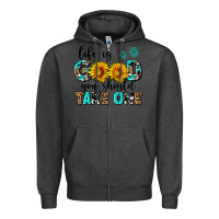 Charcoal Heather life is good you should get one Zipper Hoodie - AdoDesignShop