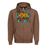 Chestnut life is good you should get one Zipper Hoodie - AdoDesignShop