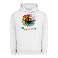Pigment Lunar Rock daisy peace sign hippie soul retro hippie flower lovers t shirt Urban Hoodie - baoMotion